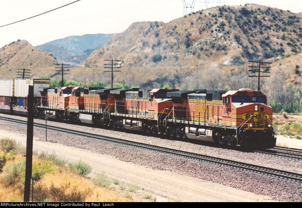 Stack train climbs the grade